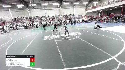 72 lbs Semifinal - Adlee White, Cortez WC vs Harmony Lorenzo-DeHerrera, Duran Elite