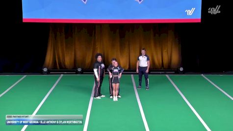University of West Georgia - Elle Anthony & Dylan Worthington [2026 Coed Partner Stunt] 2026 UCA & UDA College Cheerleading and Dance Team National Championship