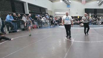 73 lbs Rr Rnd 3 - Dean Sta. Maria, RedNose Wrestling School - ESC vs Mason Muraglia, Triumph Maze ESC