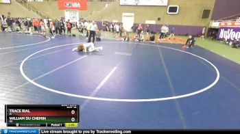 94 lbs Quarterfinal - William Du Chemin, WI vs Trace Rial, IA