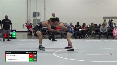 138 lbs Round 1 (4 Team) - Cheaney Schoeff, Indiana Outlaws vs TJ Langley, Arsenal
