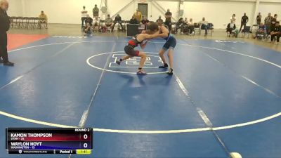 125 lbs Round 2 (8 Team) - Kamon Thompson, Utah vs Waylon Hoyt, Washington