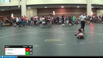 67 lbs Finals (2 Team) - Liam Reeves, Steel Valley vs Mason Brooks, Panhandle All-Stars