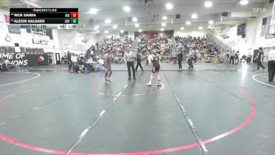 138 lbs Cons. Round 2 - Alexis Salgado, Santa Ana Valley vs Rick Sanda, Highland