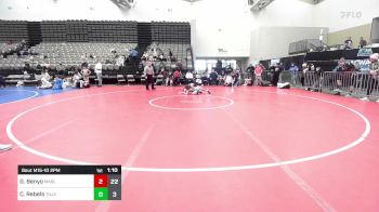 93 lbs Rr Rnd 1 - Gabe Benyo, Mat Assassins Black vs Cole Rebels, Team NJ X Ruthless