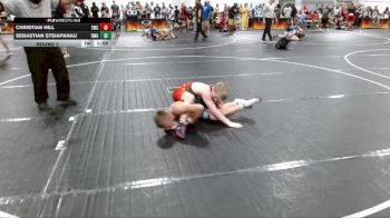 115 lbs Round 2 - Christian Hill, Elevate Wrestling Club vs Sebastian Stsiapanau, Roundtree Wreslting Academy