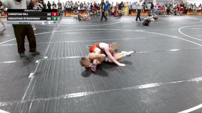115 lbs Round 2 - Christian Hill, Elevate Wrestling Club vs Sebastian Stsiapanau, Roundtree Wreslting Academy