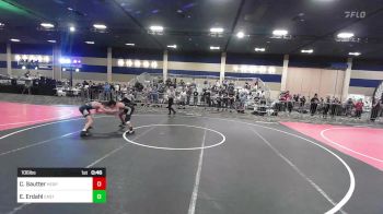 106 lbs Consi Of 32 #2 - Chris Sautter, Hesperia HS vs Eli Erdahl, East Helena WC