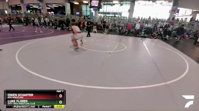 140 lbs Cons. Semi - Luke Flores, Katy Area Wrestling Club vs Owen Schaffer, Rise Wrestling
