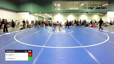 157 lbs Round Of 64 - Brayden Leach, TN vs Honor Trevino, TX