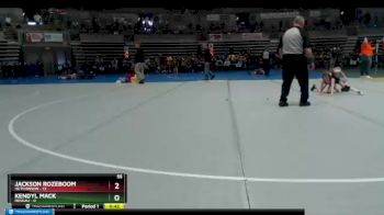 55 lbs Semis & 1st Wrestleback (8 Team) - Kendyl Mack, Roseau vs Jackson Rozeboom, Hutchinson