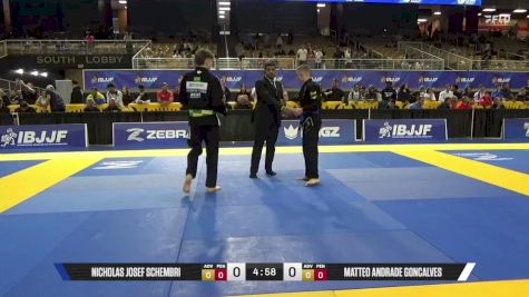Matteo Andrade Goncalves vs Nicholas Josef Schembri 2026 Pan Jiu Jitsu IBJJF Championship