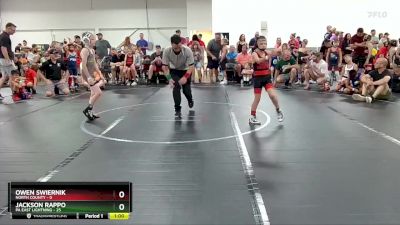 64 lbs Round 2 (6 Team) - Jackson Rappo, PA East Lightning vs Owen Swiernik, North County