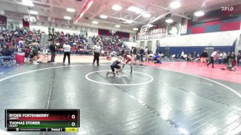 126 lbs Quarterfinal - Ryder Fortenberry, Liberty vs Thomas Storer, Poway