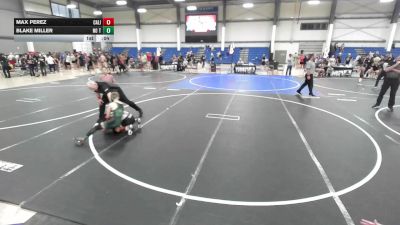 95 lbs Consolation - Max Perez, California Grapplers vs Blake Miller, No Team