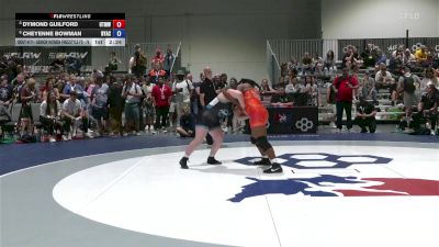 Senior Women Freestyle FS - 76 lbs Quarters - Dymond Guilford, USOPTC/ Titan Mercury Wrestling Club (TMWC) vs Cheyenne Bowman, NYAC