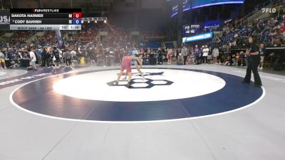 94 lbs 5th Place Match - Dakota Harmer, MI vs Cody Bakhsh, DE