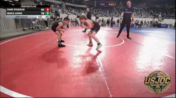 75 lbs 3rd Place - Zane Staehlin, Cowboy Wrestling Club vs Moxx Lopez, Proving Grounds Wrestling