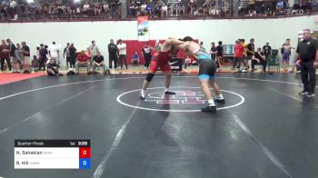 125 kg Quarterfinal - Nicholas Sahakian, Sunkist Kids Monster Garage vs Bradley Hill, Hawkeye Wrestling Club