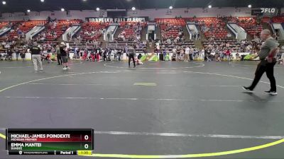 125 lbs Semifinal - Michael-James Poindexter, Michigan Premier vs Emma Mantei, Dundee