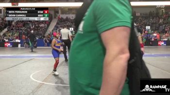 90 lbs Cons. Semi - Rhythym Pierce, Parsons vs Nile Houston, Linn County