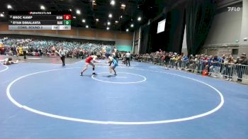 132 lbs Cons. Round 2 - Broc Kamp, McMinnville vs Ryan Dimalanta, Rancho Bernardo