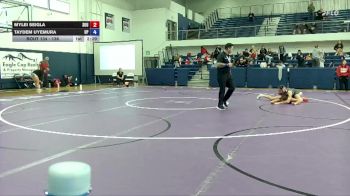 138 lbs 1st Place Match - Mylei Seigla, Southern Oregon University vs Taydem Uyemura, University Of Providence