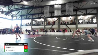 112-121 lbs Cons. Semi - Zandra Vock, Oregon vs Macy Fordyce, Central Indiana Academy Of Wre