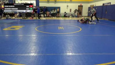 130 lbs Final - Evan Ulrich, Mahindra vs Gunner Perkins, Westshore W.C.