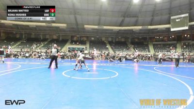 68 lbs Consi Of 8 #1 - Juliana Matteo, Lady Warriors Wrestling Club vs Kona Hughes, Big Game Wrestling Club