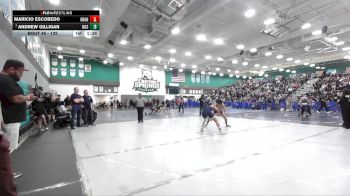 132 lbs Champ. Round 1 - Andrew Gilligan, Dos Pueblos vs Maricio Escobedo, Granite Hills