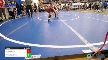 83 lbs Final - Dallin Swan, IRONMEN Wrestling Club vs Rayden Wishard, Claremore Wrestling Club