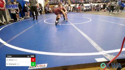 83 lbs Final - Dallin Swan, IRONMEN Wrestling Club vs Rayden Wishard, Claremore Wrestling Club