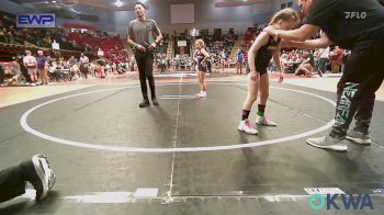 67 lbs Rr Rnd 4 - Saigelyn Groom, Claremore Wrestling Club vs Savina Burgo, Team Tulsa Wrestling Club