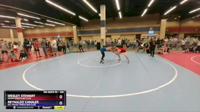 165 lbs Cons. Round 1 - Wesley Stewart, Valor Wrestling Club vs Reynaldo Canales, All Valley Wrestling Club