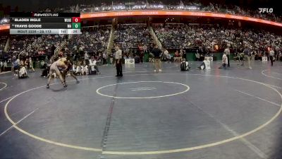 2A 113 lbs Cons. Round 2 - Bladen Ingle, West Lincoln High School vs Travis Goode, Maiden High School