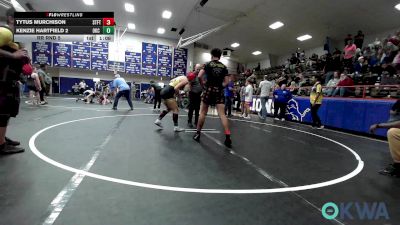 130-140 lbs Rr Rnd 5 - Tytus Murchison, Standfast vs Kenzie Hartfield 2, OKC Saints Wrestling
