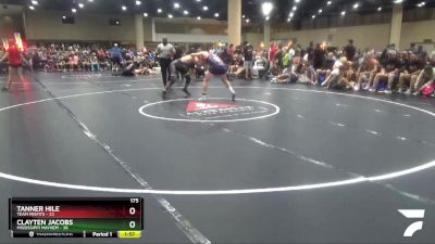 175 lbs Round 4 (6 Team) - Tanner Hile, Team Misfits vs Clayten Jacobs, Mississippi Mayhem