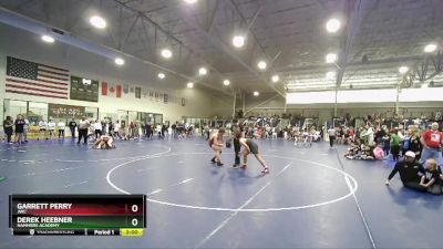 150 lbs Quarterfinal - Derek Heebner, Hammers Academy vs Garrett Perry, JWC