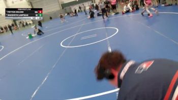 94-105 lbs Semifinal - Peyton Eklund, HWA vs Maddisyn Lampman, Wisner Rec