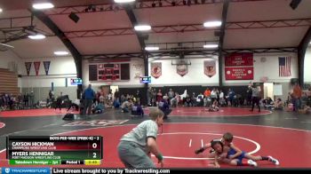 2 lbs Semifinal - Cayson Hickman, Champions Wrestling Club vs Myers Hennigar, Fort Madison Wrestling Club