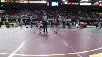155 lbs Champ. Round 2 - Satori Skidmore, Owyhee vs Nevaeh Maynes, Elko