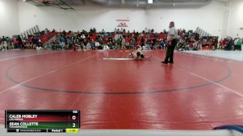 165 lbs Champ. Round 1 - Caleb Mobley, Las Animas vs Sean Collette, Thunderridge