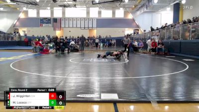 120 lbs Cons. Round 2 - Michael Lococo, St. Patrick`s High School vs Jackson Wigginton, Corinth High School