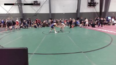 Junior Boys FS - 120 lbs Champ. Round 2 - Kaleb Blackner, UT vs Tristan Bartonico, CA