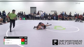 100 lbs Semifinals (8 Team) - Caleb Noble, Dynasty vs Carson Craft, Team Carnage