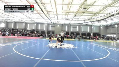 114 lbs Round Of 32 - Madeline Quintanilla-Lentini, Montville vs Britney Porter, Enfield