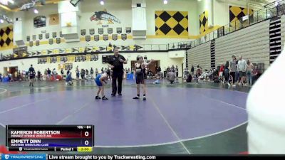 84 lbs 5th Place Match - Kameron Robertson, Midwest Xtreme Wrestling vs Emmett Dinn, Western Wrestling Club