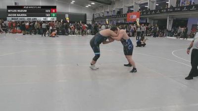 285 lbs Cons. Semis - Myles Nuzum, Father Tolton vs Jacob Najera, Takedown Express W/C