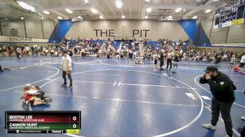 72 lbs Semifinal - Boston Lee, Champions Wrestling Club vs Cannon Hunt, Sanderson Wrestling Academy